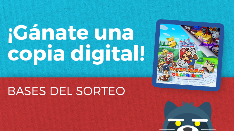 SORTEO Código digital Paper Mario: The Origami King