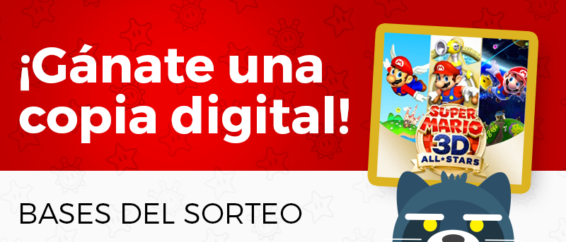 SORTEO Código digital Super Mario 3D All Stars