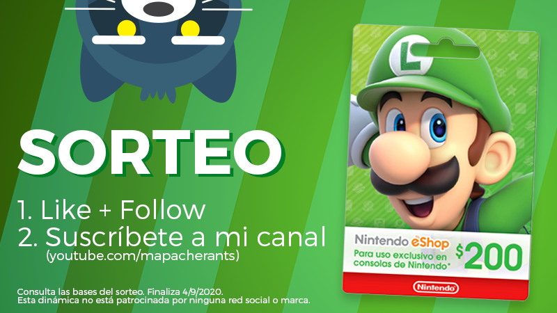 Sorteo código de 200 pesos para la eShop