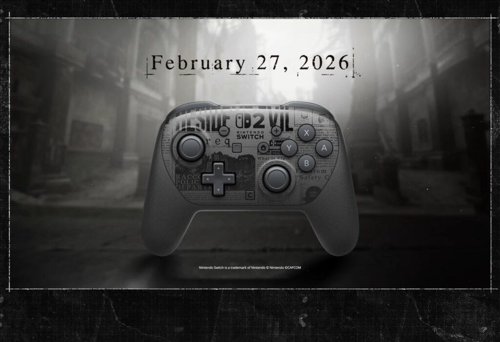 amiibo y Pro Controller de Resident Evil Requiem