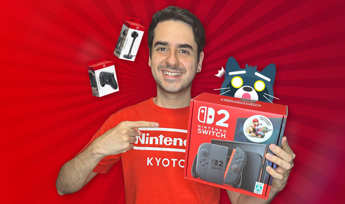 UNBOXING Nintendo Switch 2 y accesorios