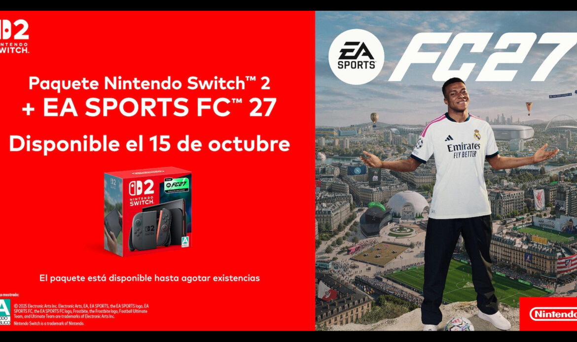 Latinoamérica recibirá bundle de Switch 2 + EA SPORTS FC 27
